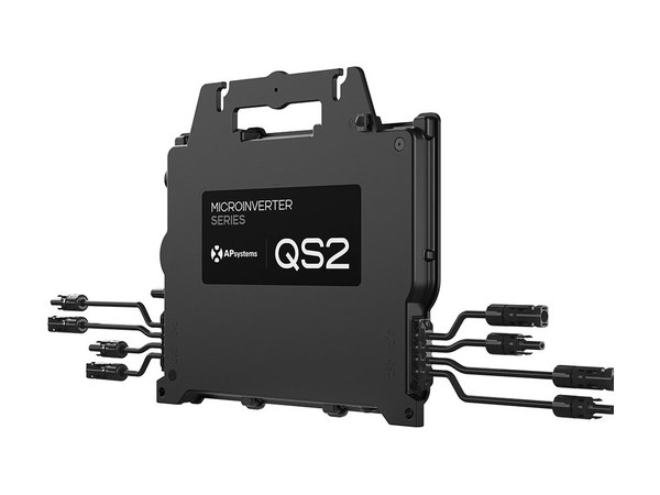 Micro-onduleur photovoltaïque monophasé APsystems QS2 quatre modules