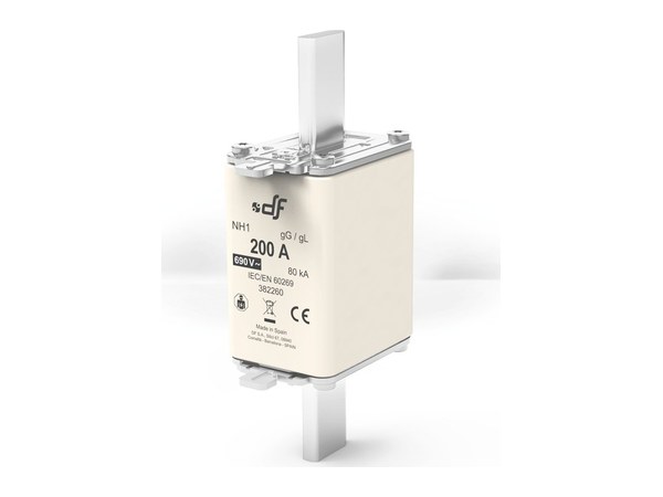 Fusible à couteau DF Electric gG NH1 690 V pour réseau industriel