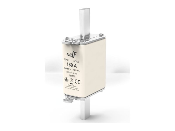Fusible à couteau DF Electric gG NH0 500 V pour tableau de distribution