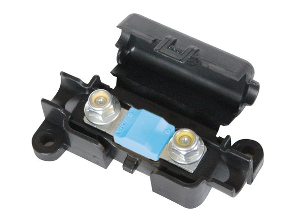 Kit porte-fusible et fusible Uniteck 100&nbsp;A pour installation 12 et 24&nbsp;V