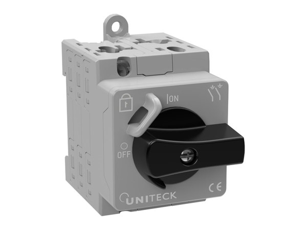 Interrupteur-sectionneur bipolaire Uniteck UNIPVSWITCH 500&nbsp;V continu
