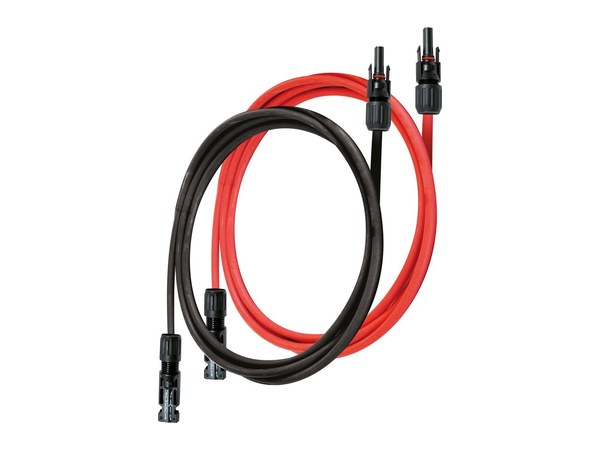 Paire de câbles solaires Uniteck UNICABLE rouge et noir avec connecteurs MC4