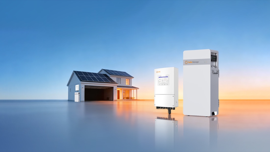 Gamme résidentielle Solis : onduleur hybride et batterie SolisStorage distribués par EnerMoov