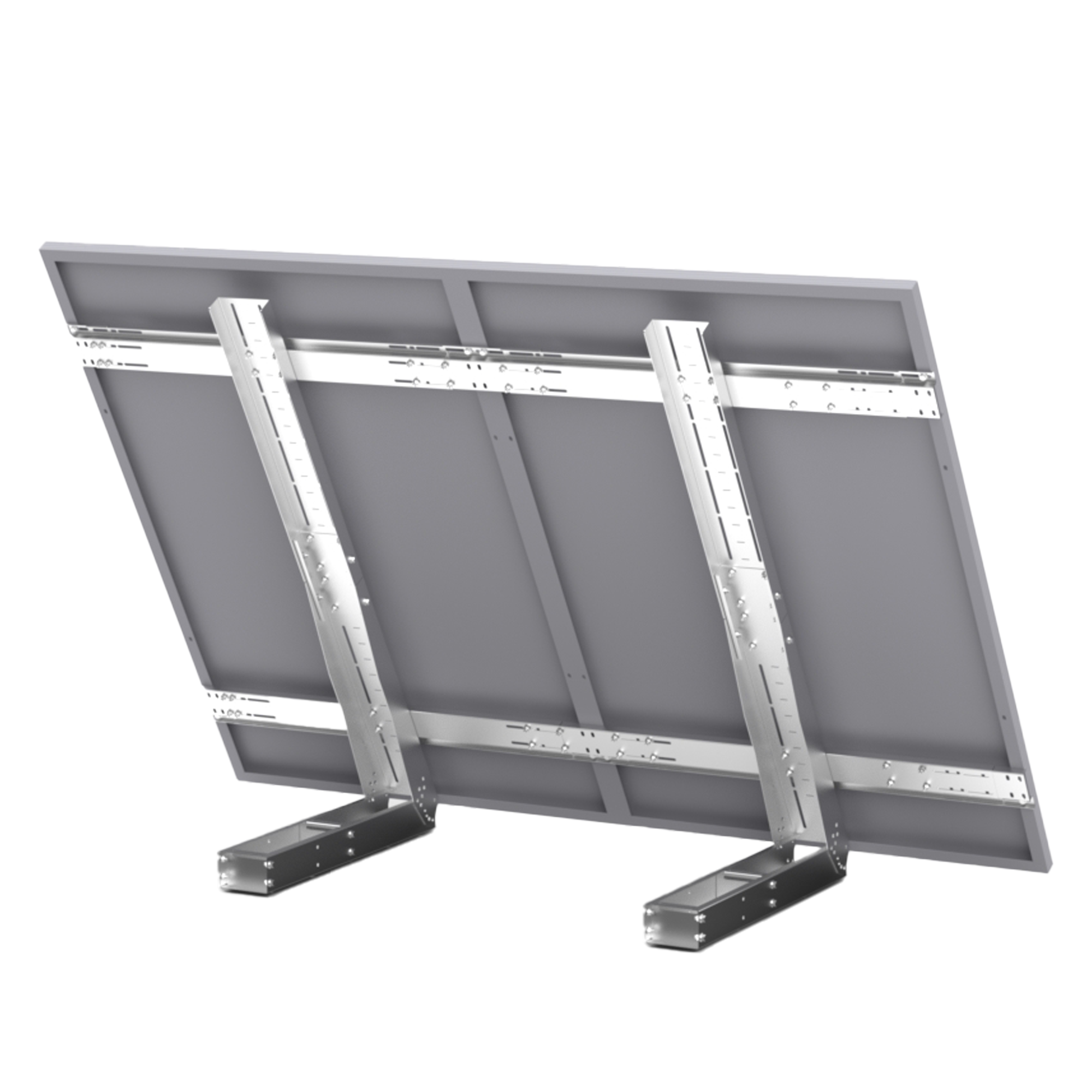 EnerMoov - UNIFIX 800 EGF avec support pour dalles béton, lestage optimal pour installation solaire au sol