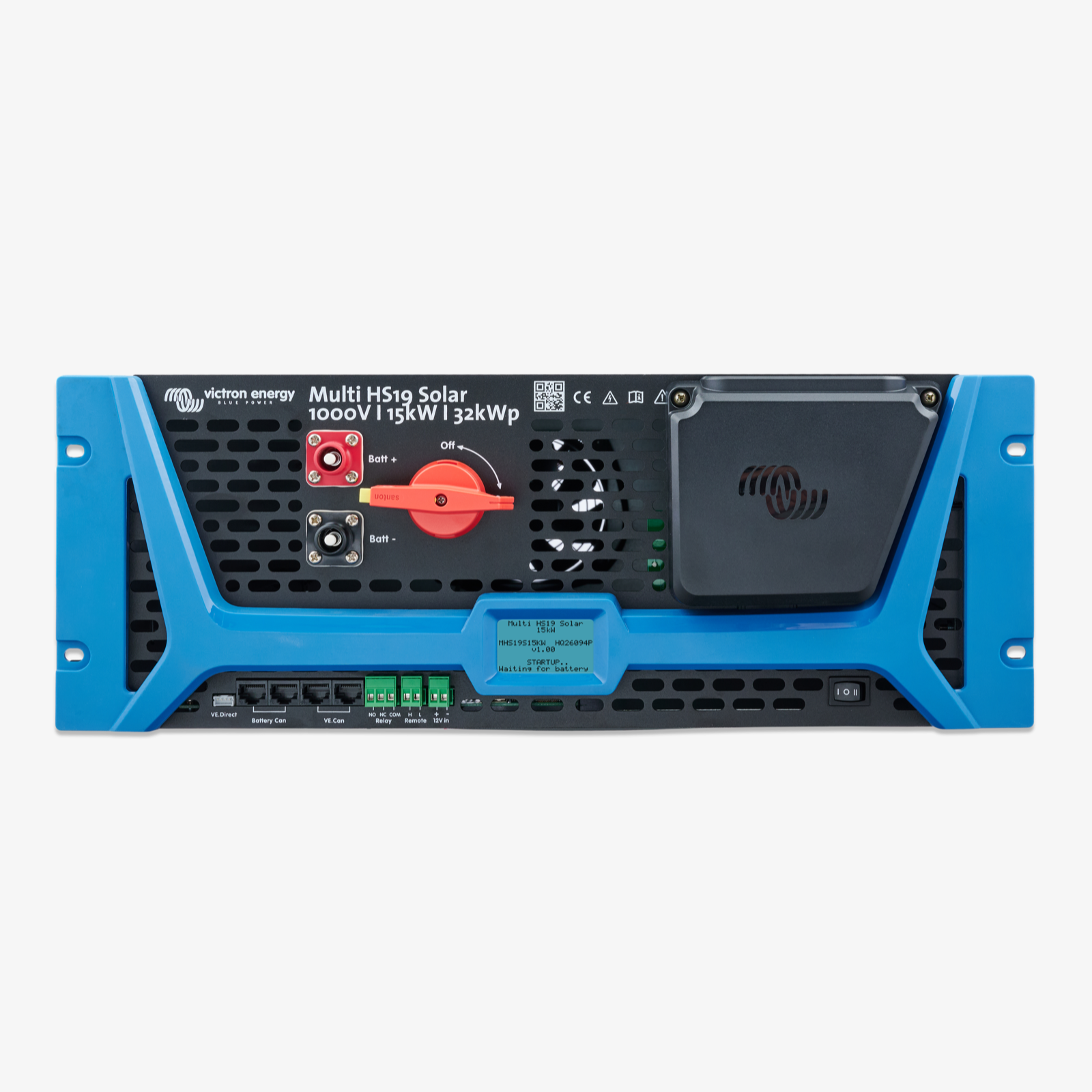 EnerMoov - Victron Multi HS19 Solar 15k, onduleur/chargeur haute tension triphasé format rack 19 pouces
